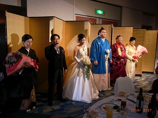 白鵬の結婚式in徳島 取材 診断日記