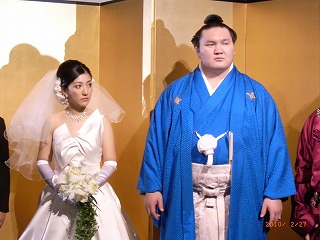 白鵬の結婚式in徳島 取材 診断日記